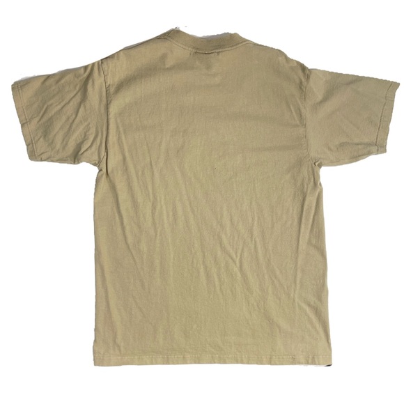 Tan Boxy Dolphin Embroidered Cozumel Mexico Vintage Tee - Picture 2 of 10